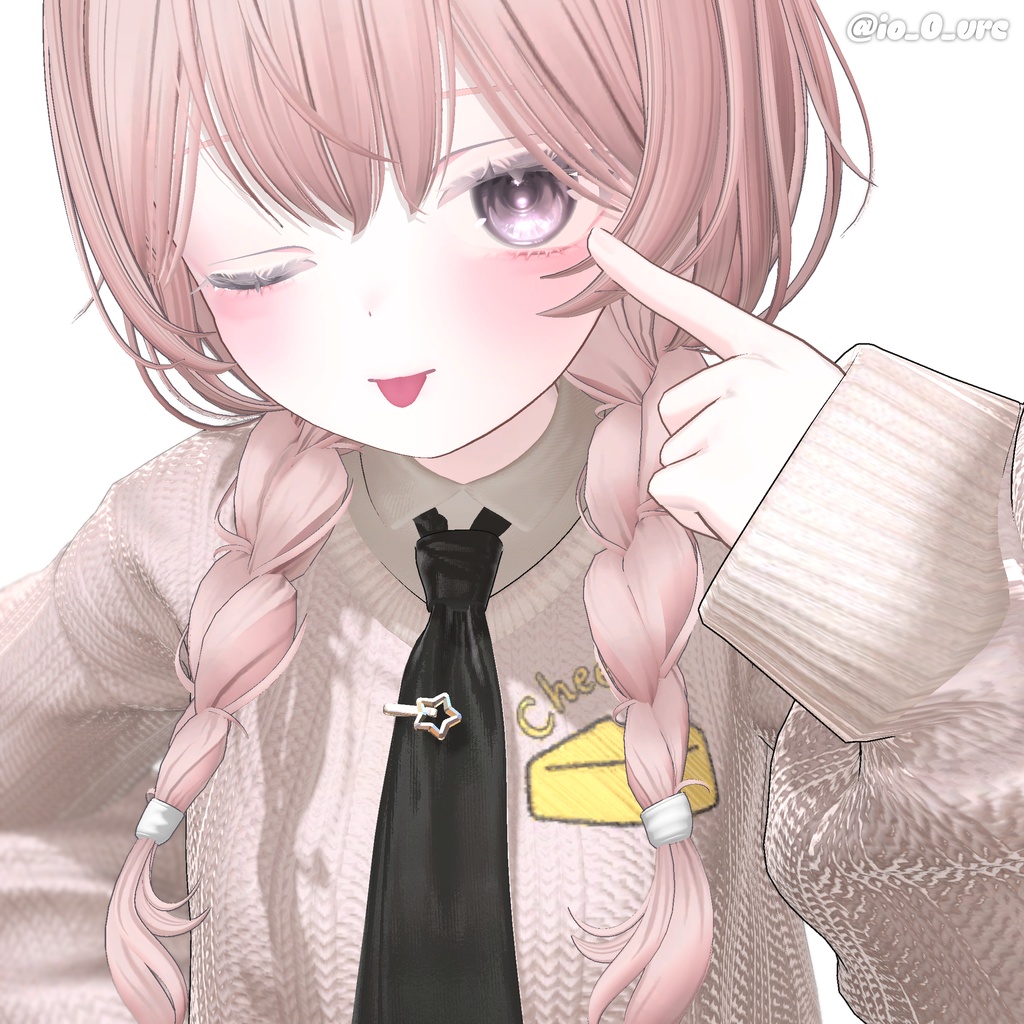 【12アバター対応】 Mofu Braid Hair