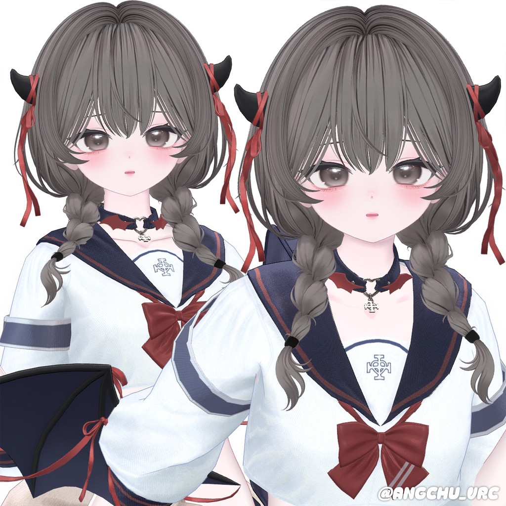 【12アバター対応】 Mofu Braid Hair