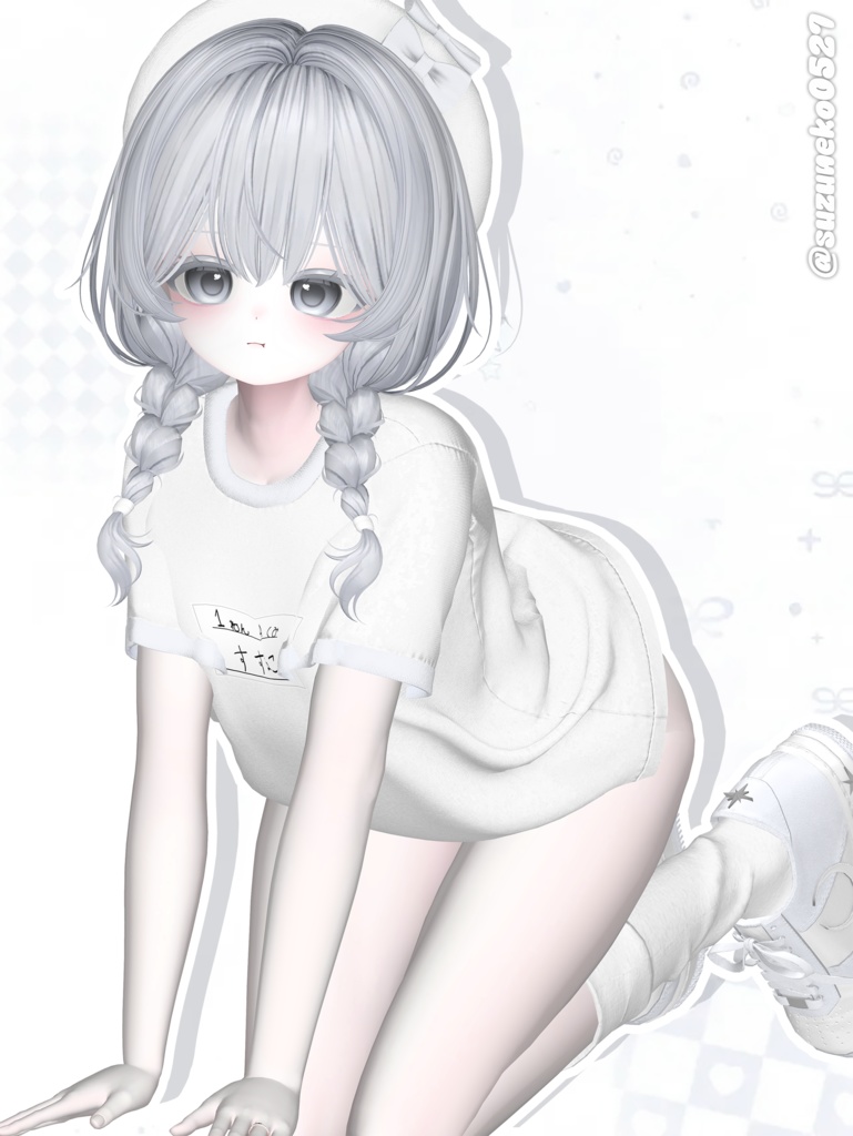 【12アバター対応】 Mofu Braid Hair