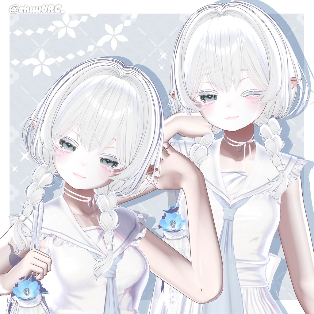 【12アバター対応】 Mofu Braid Hair