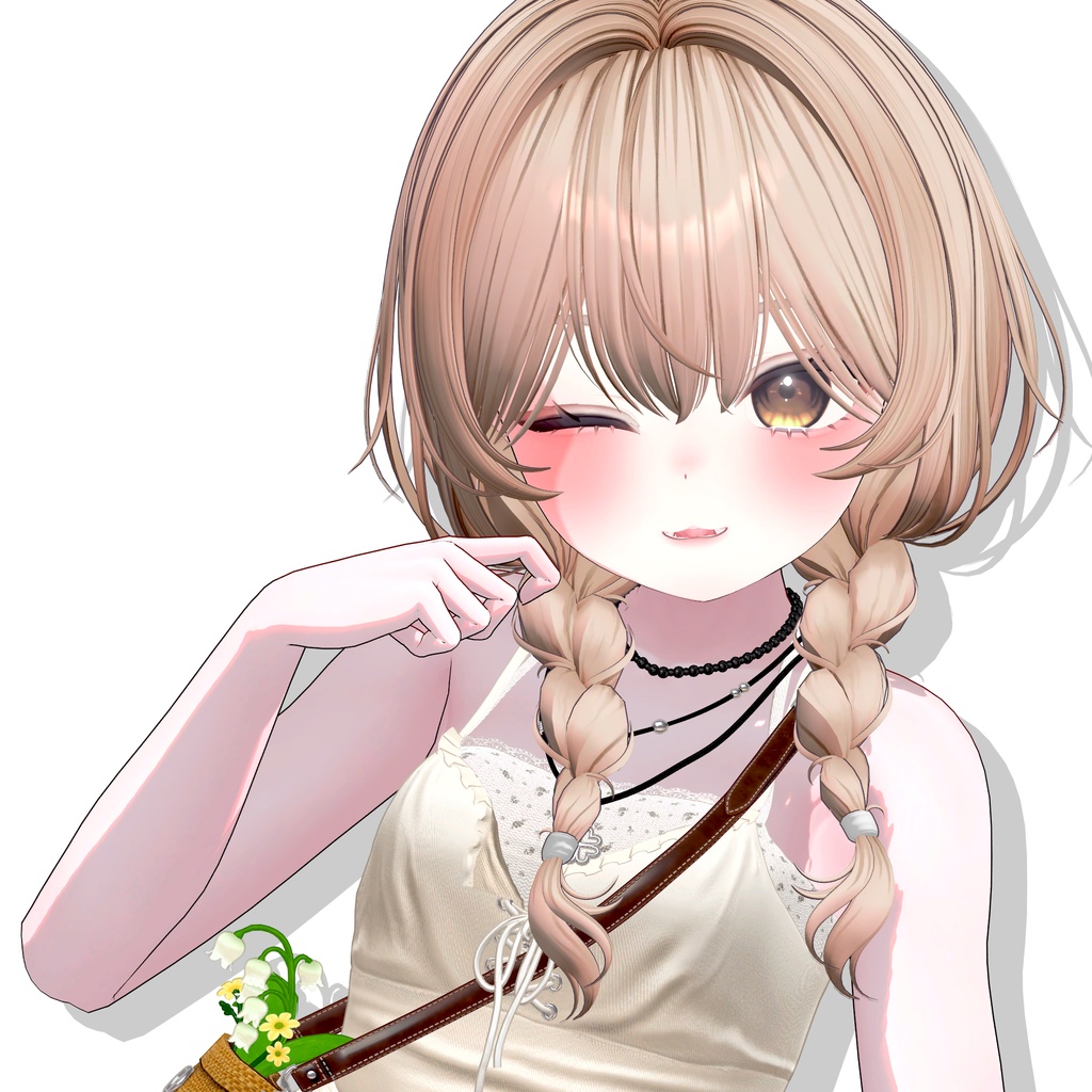 【10アバター対応】 Mofu Braid Hair