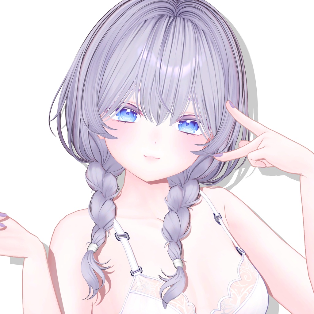 【12アバター対応】 Mofu Braid Hair