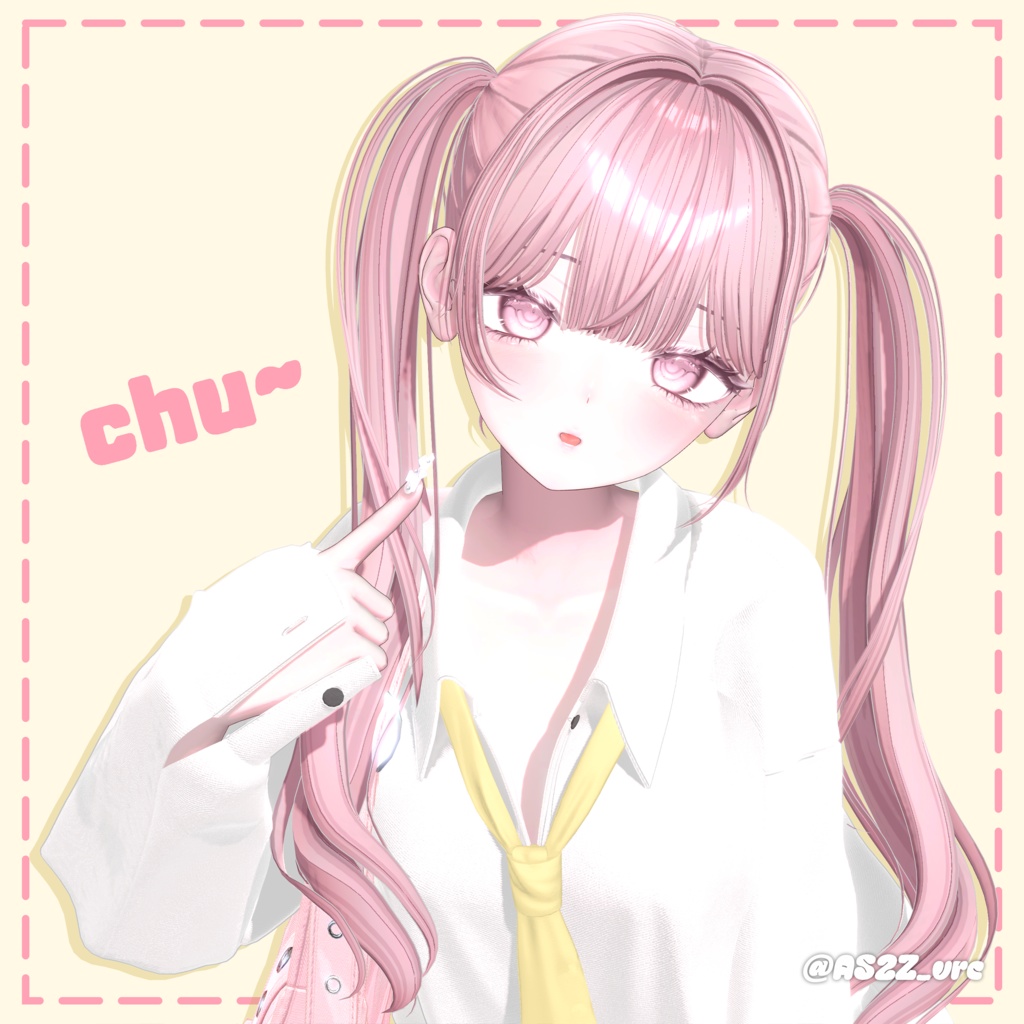 【12アバター対応】 2way Tereru Hair