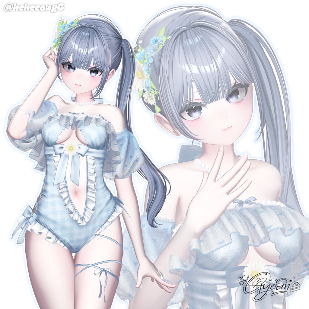 【12アバター対応】 2way Tereru Hair