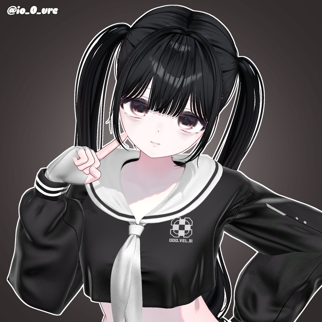 【12アバター対応】 2way Tereru Hair