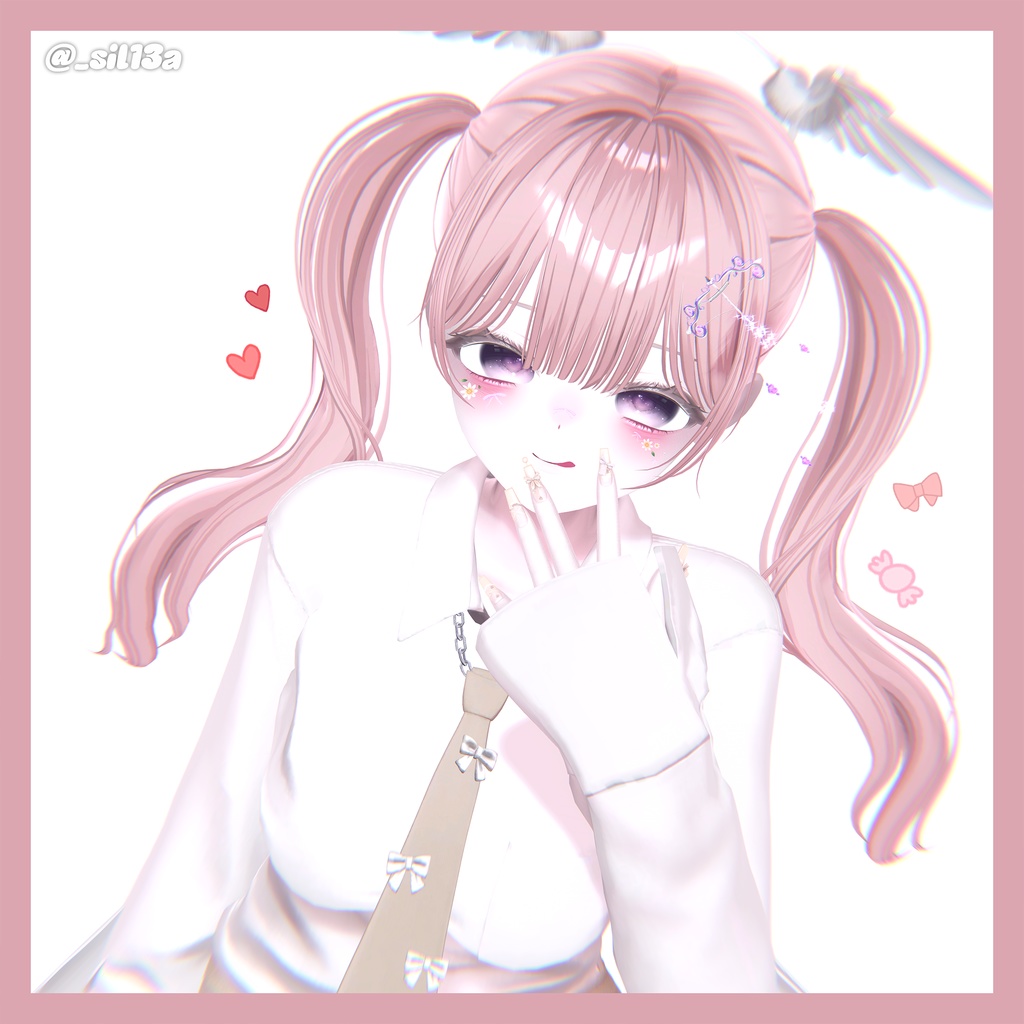 【12アバター対応】 2way Tereru Hair