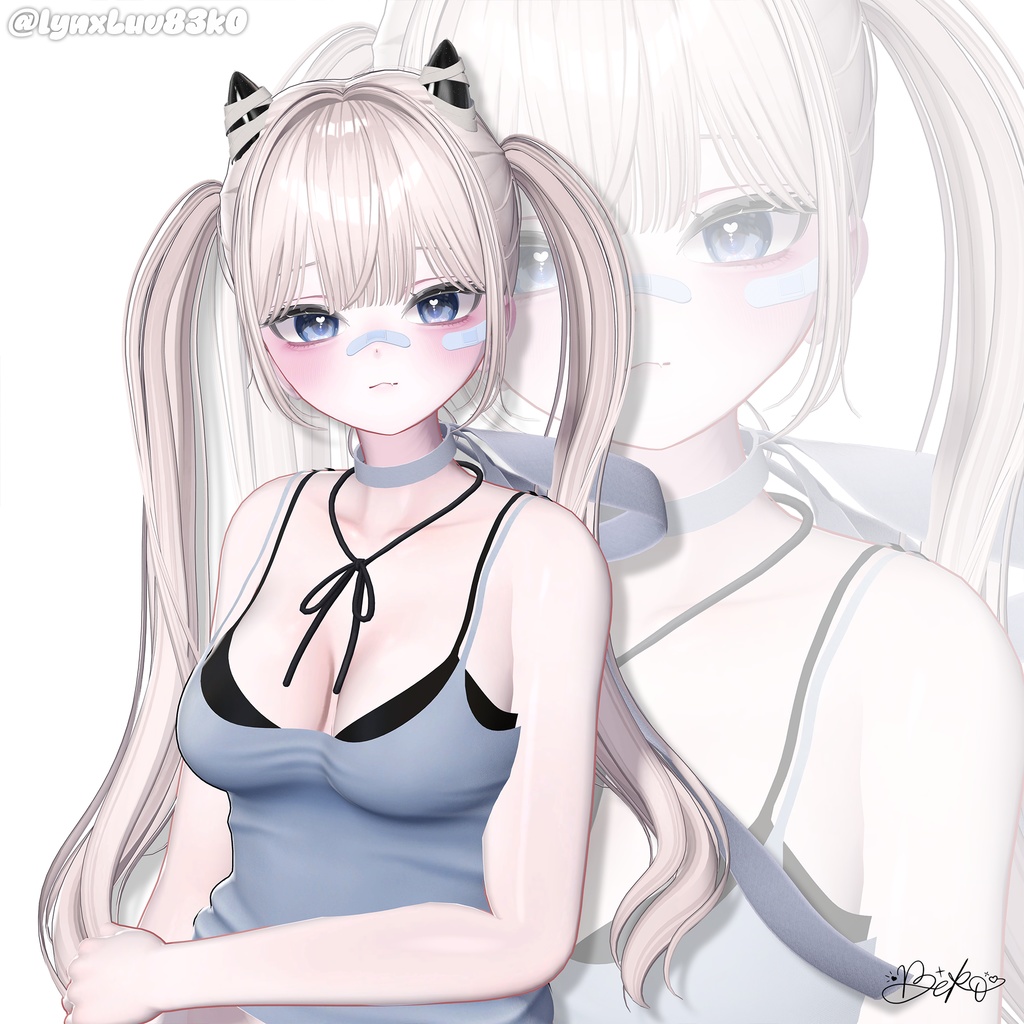 【12アバター対応】 2way Tereru Hair