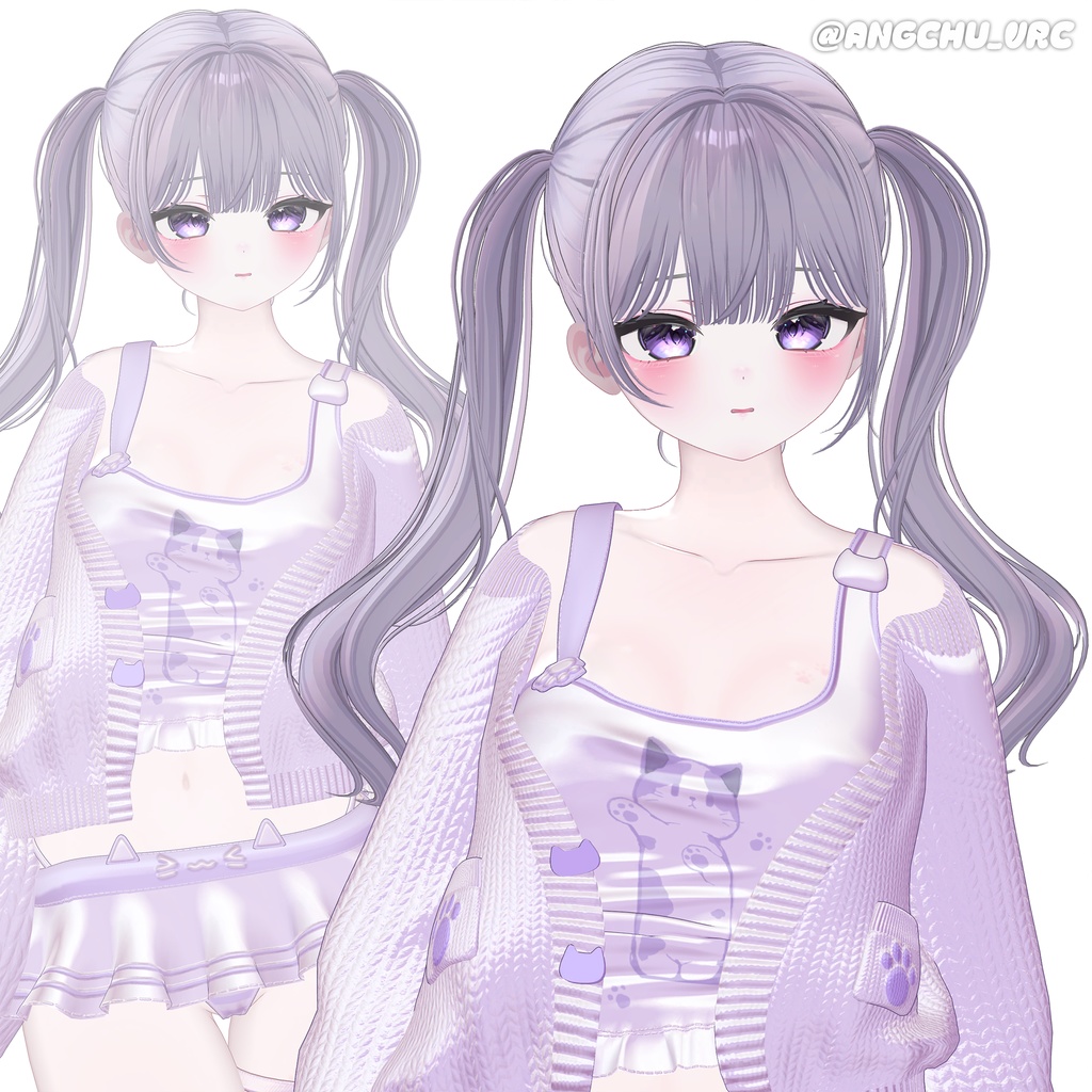 【12アバター対応】 2way Tereru Hair