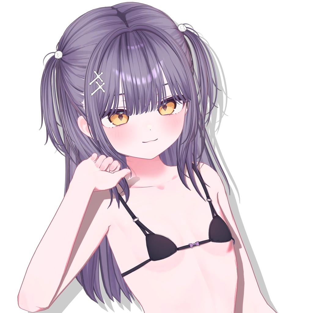 【12アバター対応】Half-up Goth Twin💀