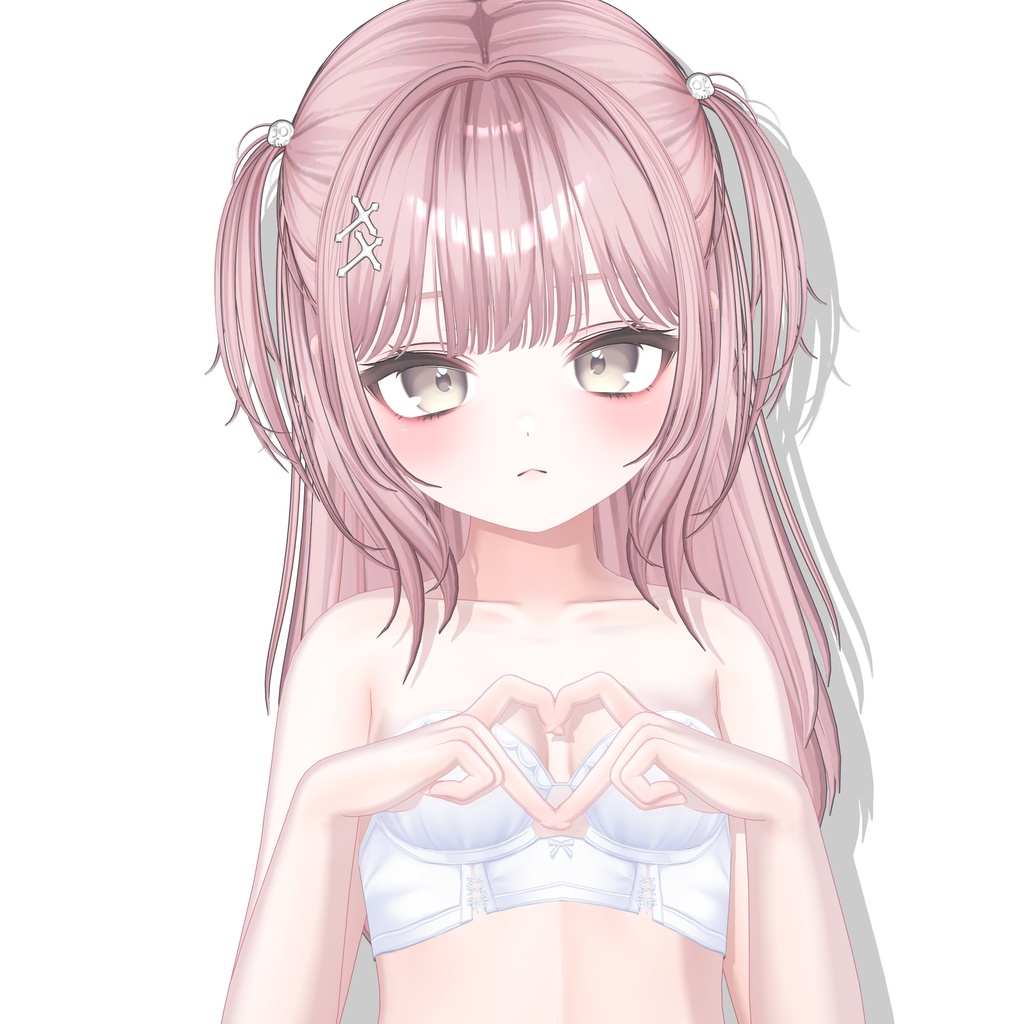 【12アバター対応】Half-up Goth Twin💀