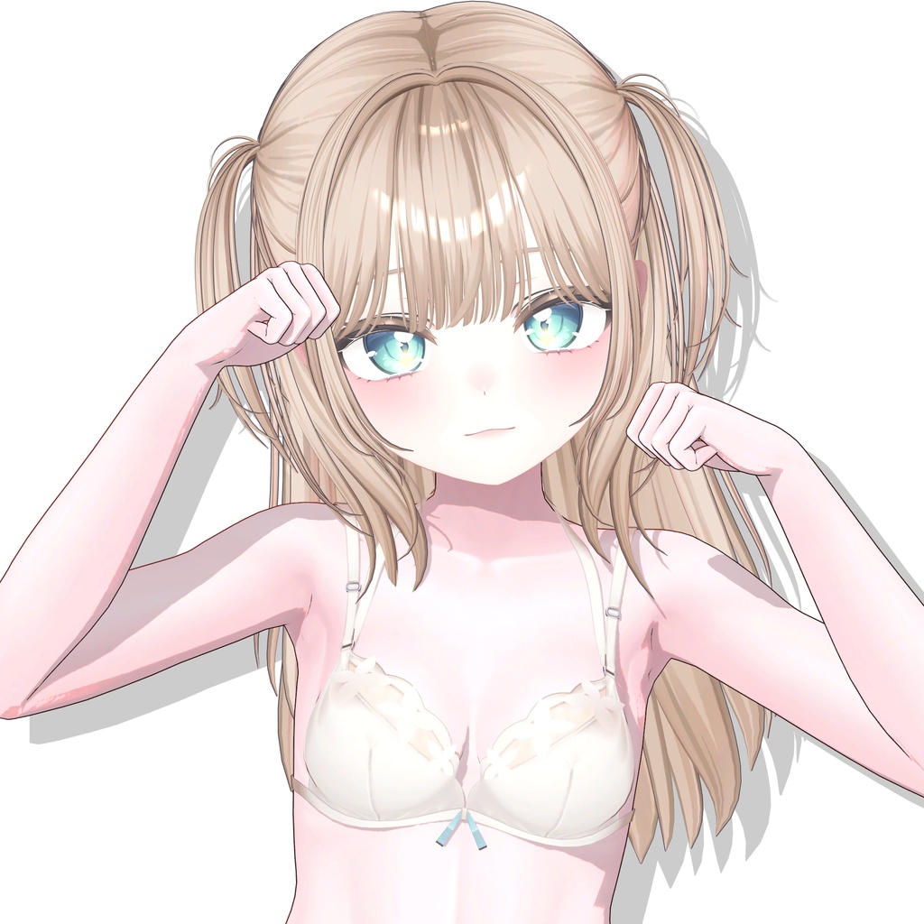 【12アバター対応】Half-up Goth Twin💀