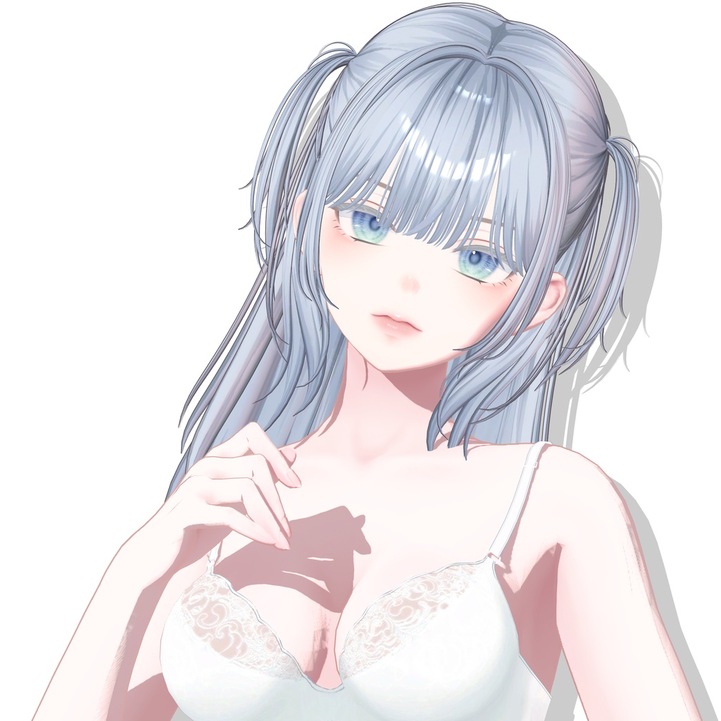 【12アバター対応】Half-up Goth Twin💀