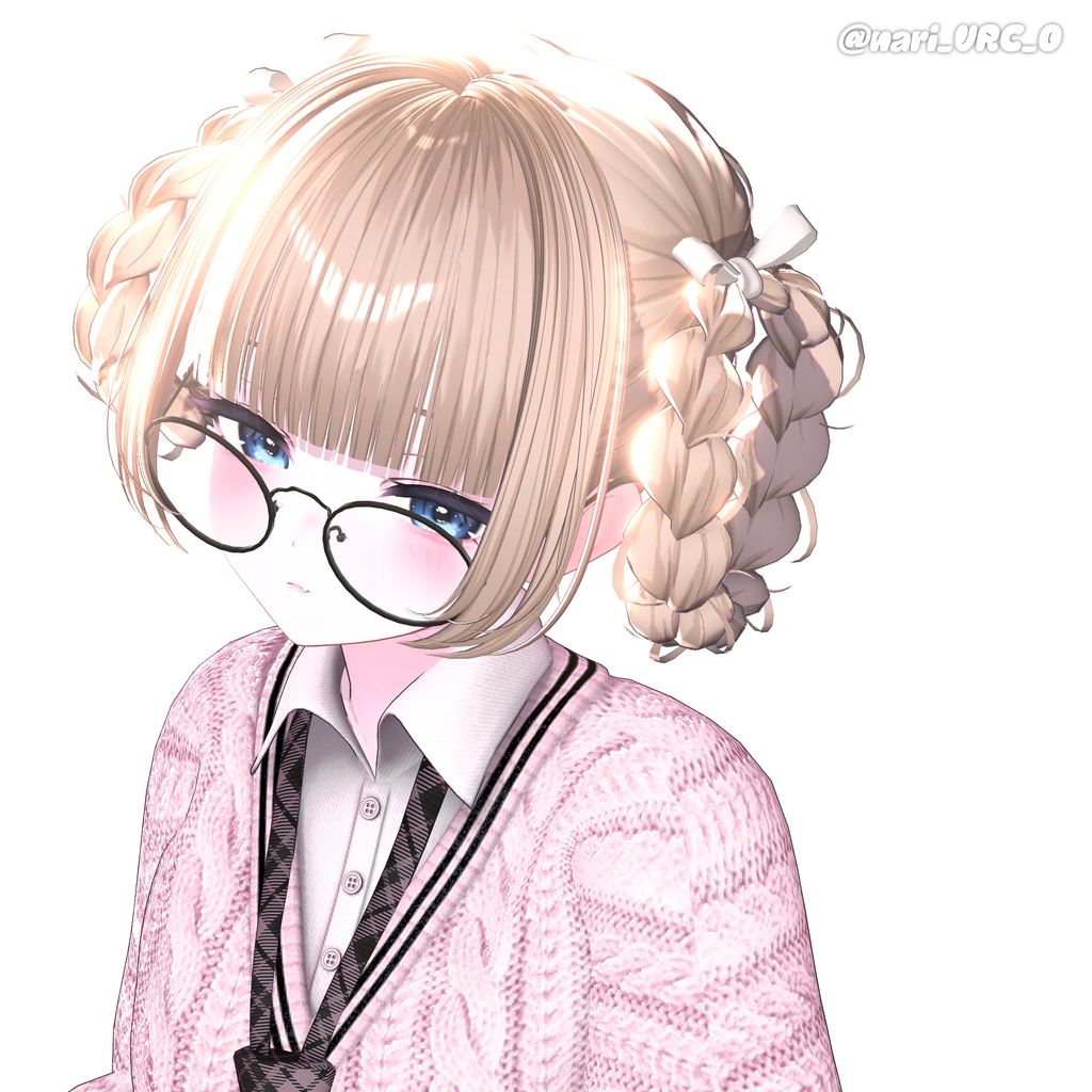 【12アバター対応】Braid Donut Hair🍩