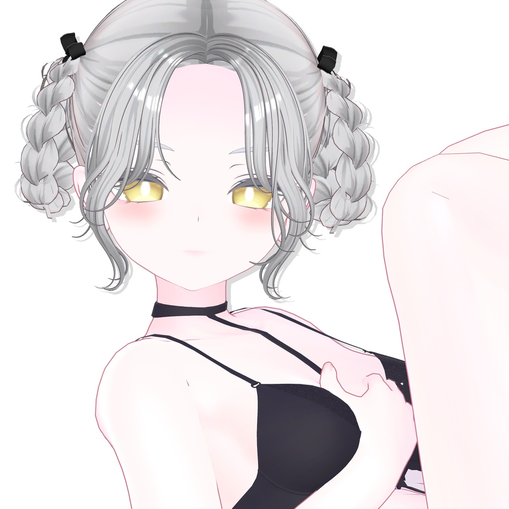 【12アバター対応】Braid Donut Hair🍩