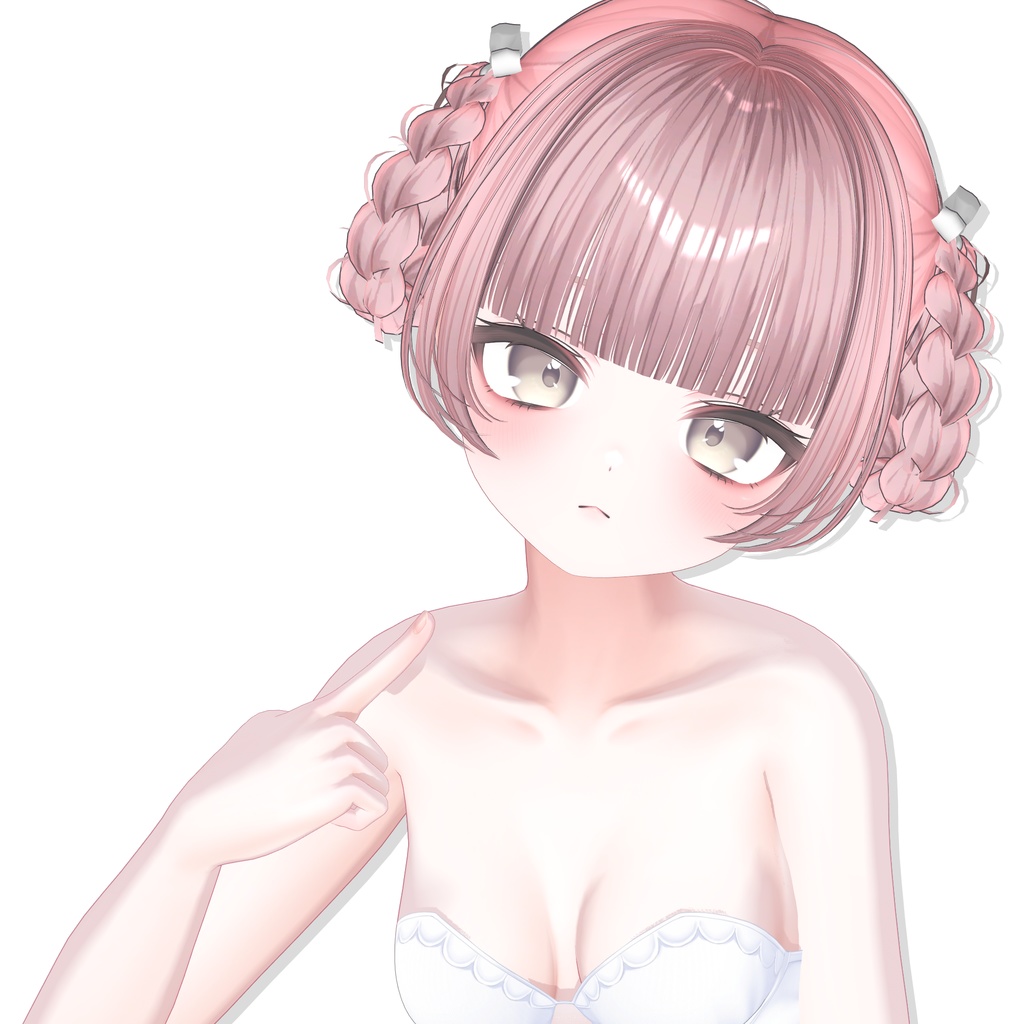 【12アバター対応】Braid Donut Hair🍩