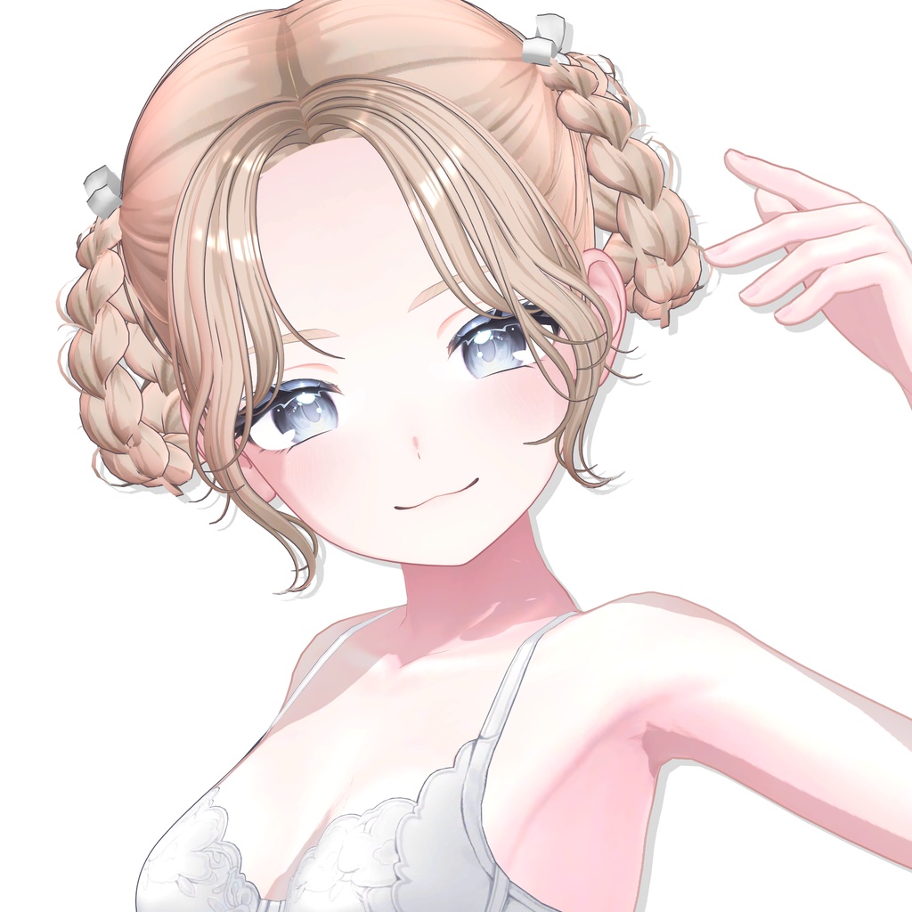 【12アバター対応】Braid Donut Hair🍩