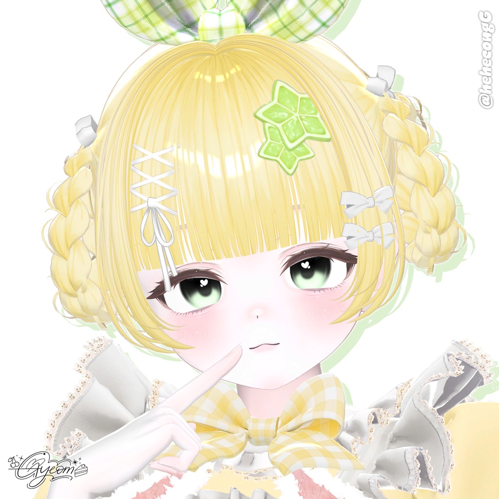 【12アバター対応】Braid Donut Hair🍩