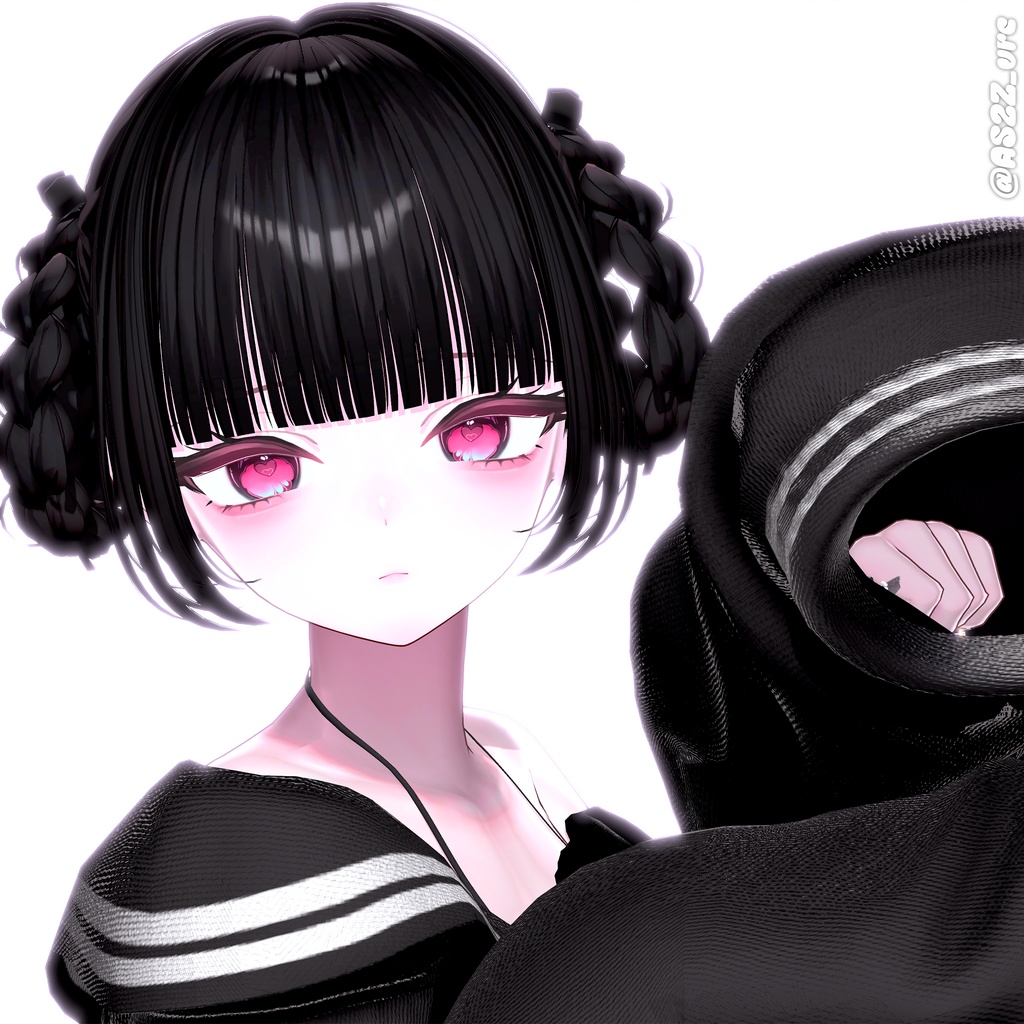 【12アバター対応】Braid Donut Hair🍩