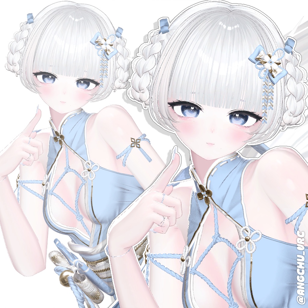 【12アバター対応】Braid Donut Hair🍩