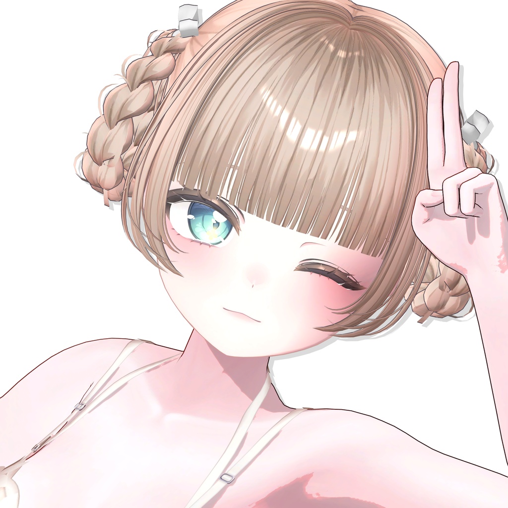 【12アバター対応】Braid Donut Hair🍩