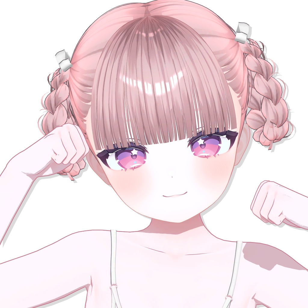 【12アバター対応】Braid Donut Hair🍩