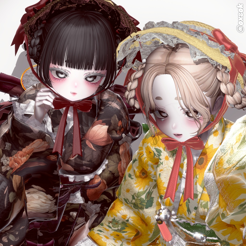 【12アバター対応】Braid Donut Hair🍩