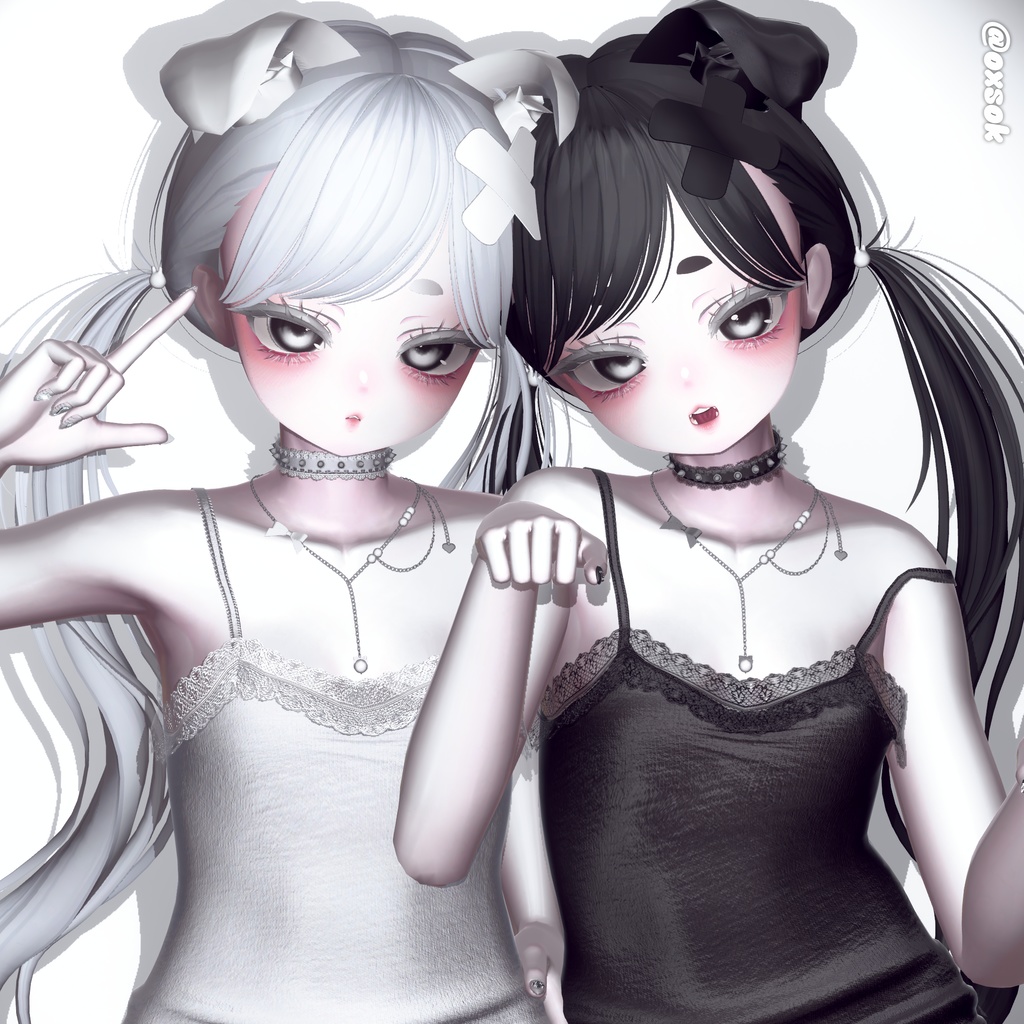 【13アバター対応】Little Bunny Twintail🐰