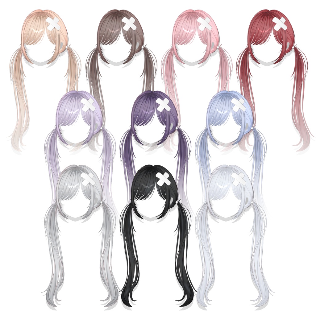 【13アバター対応】Little Bunny Twintail🐰