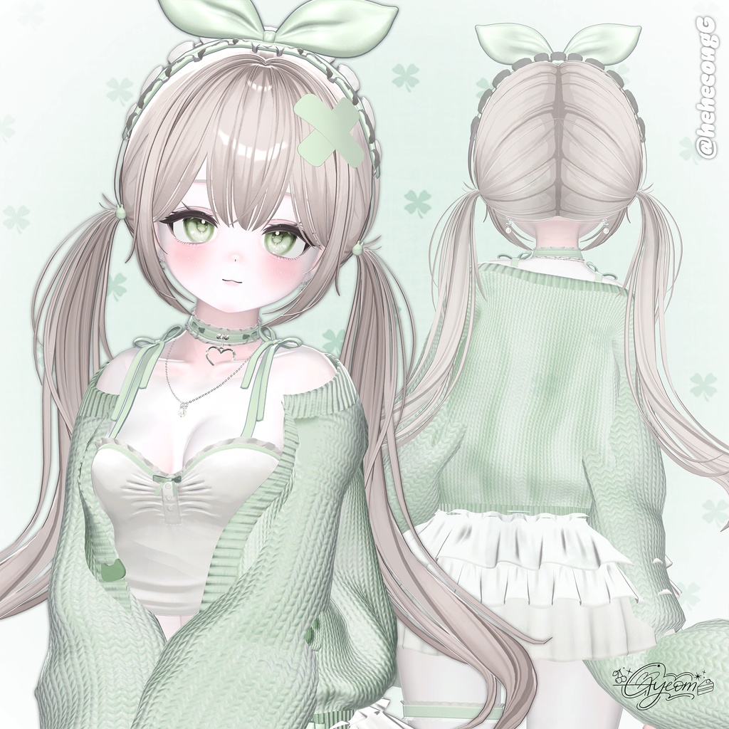 【13アバター対応】Little Bunny Twintail🐰
