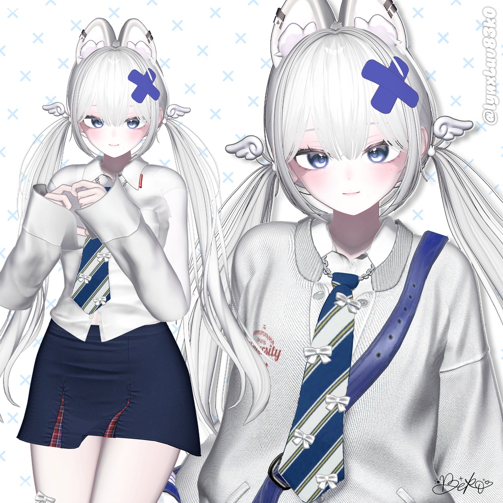 【13アバター対応】Little Bunny Twintail🐰