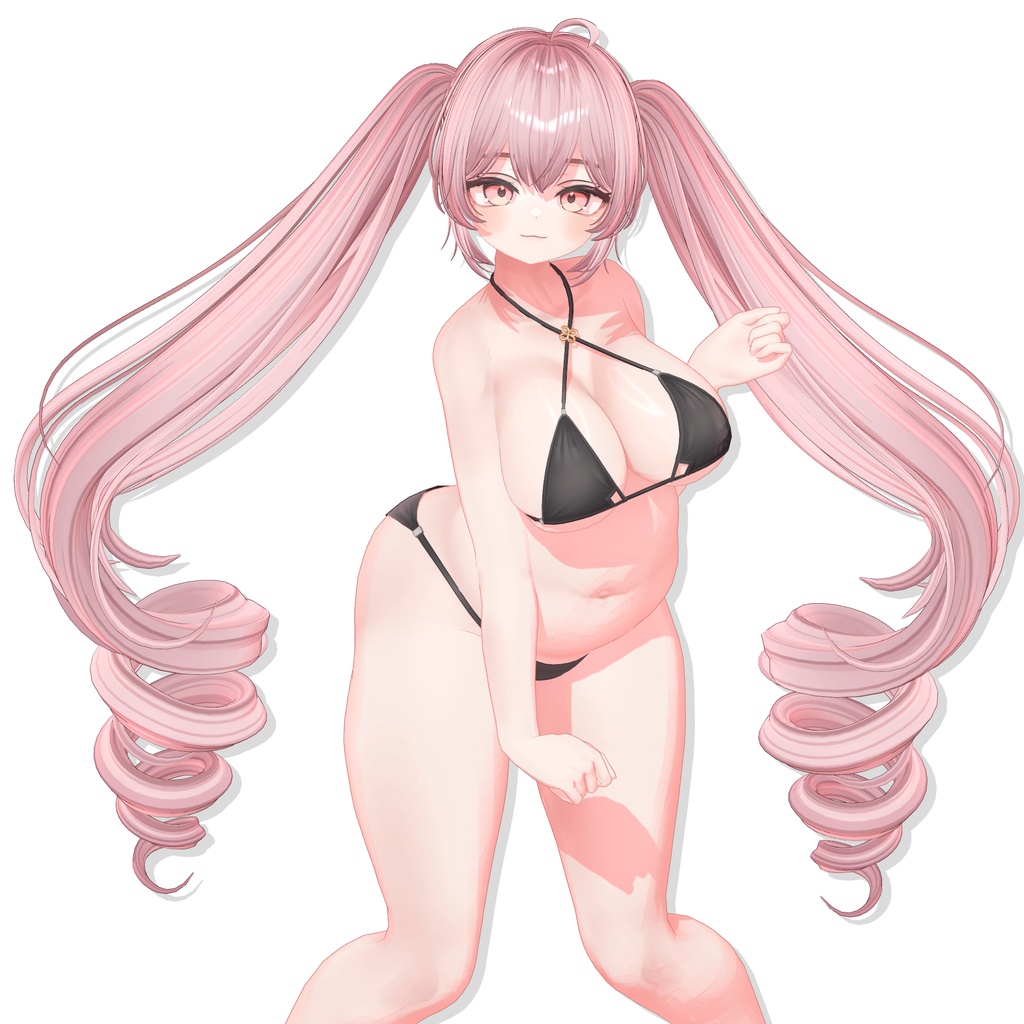 【12アバター対応】Long TateRoll Hair🥐