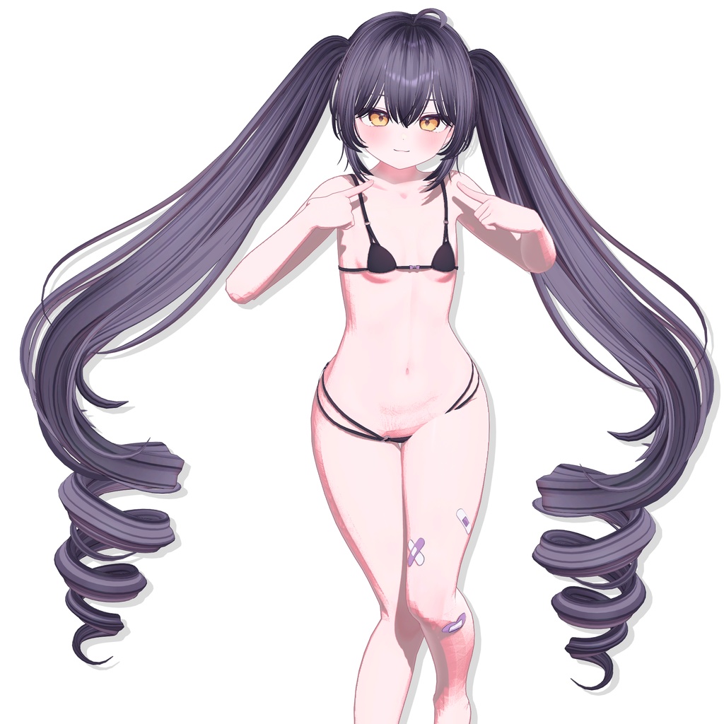 【12アバター対応】Long TateRoll Hair🥐