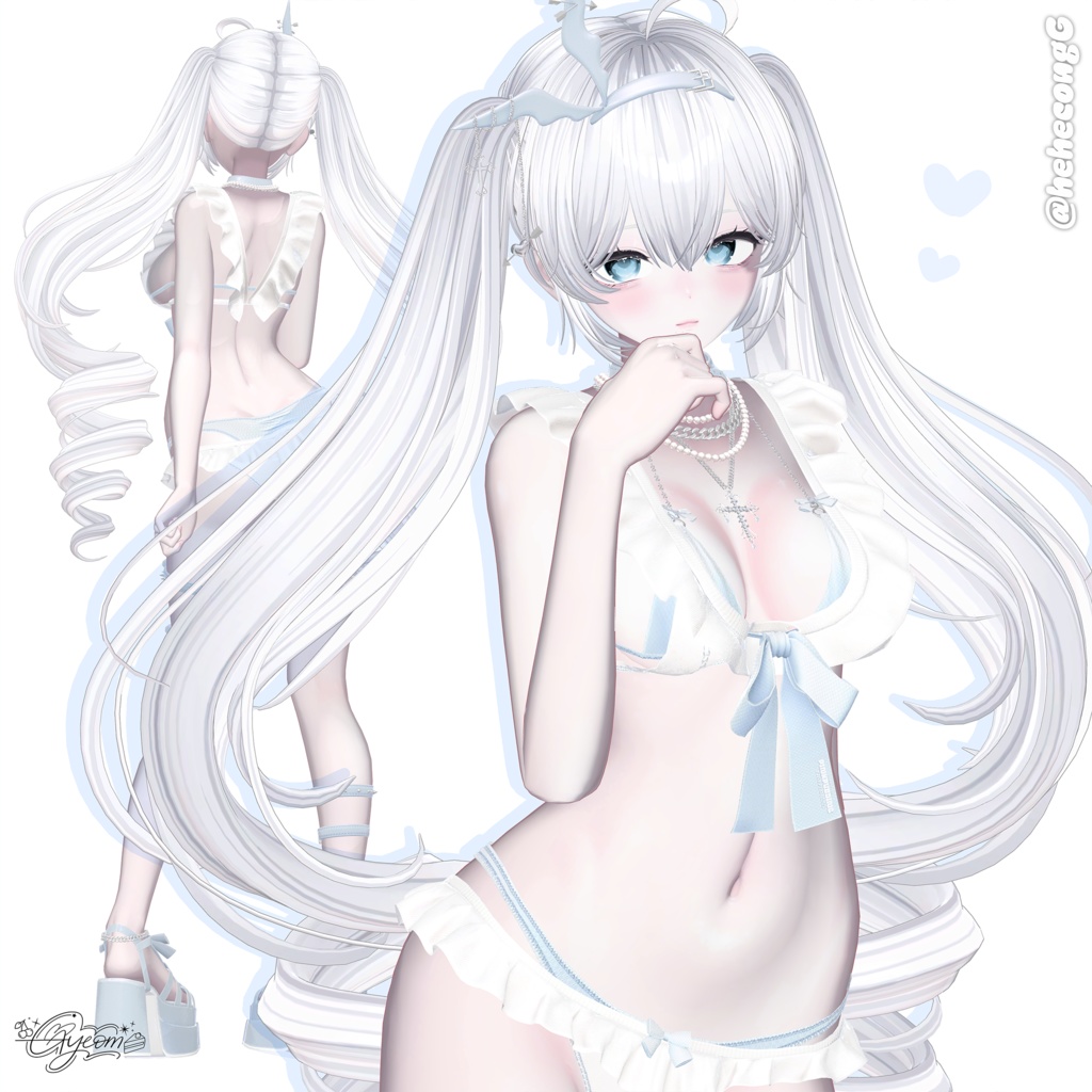 【12アバター対応】Long TateRoll Hair🥐