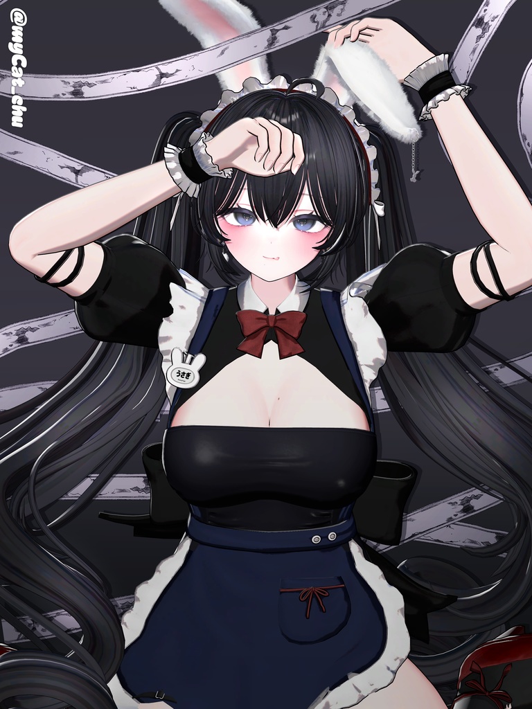 【12アバター対応】Long TateRoll Hair🥐