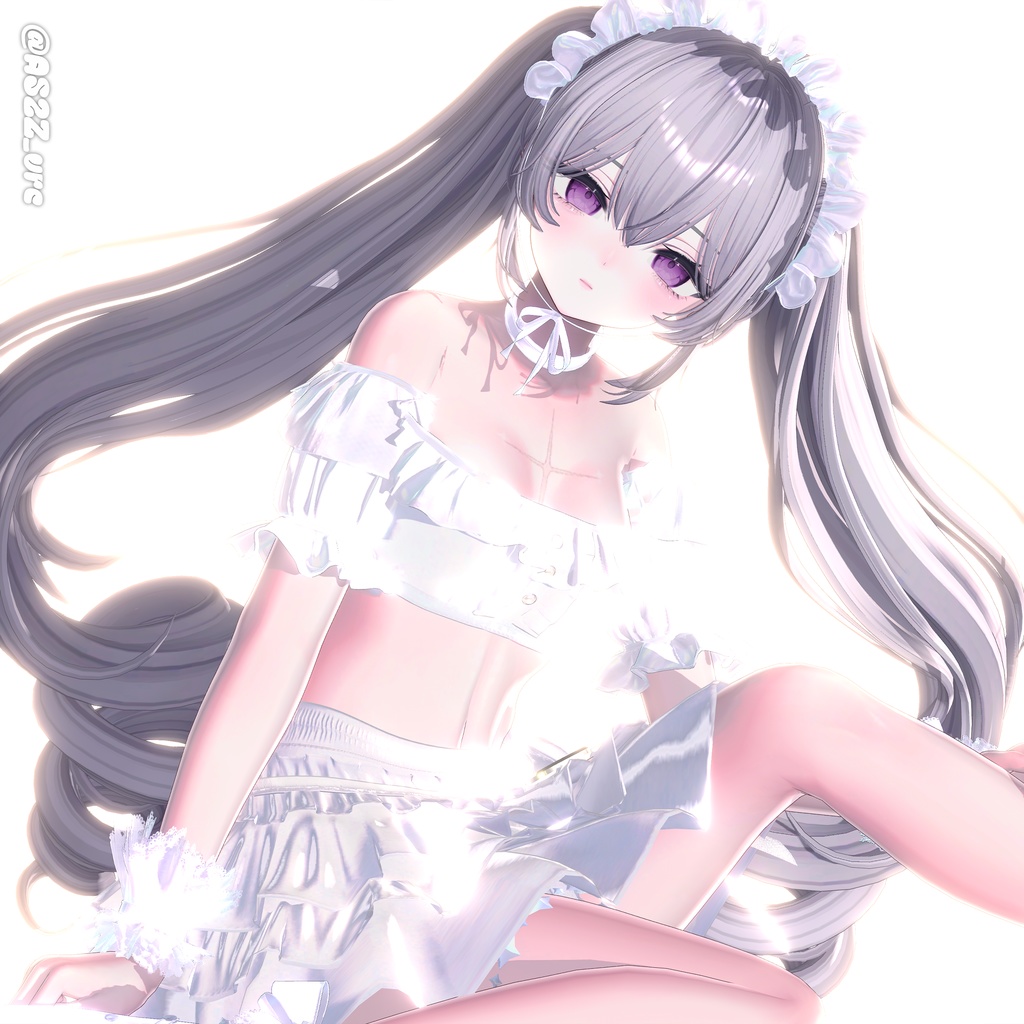 【12アバター対応】Long TateRoll Hair🥐