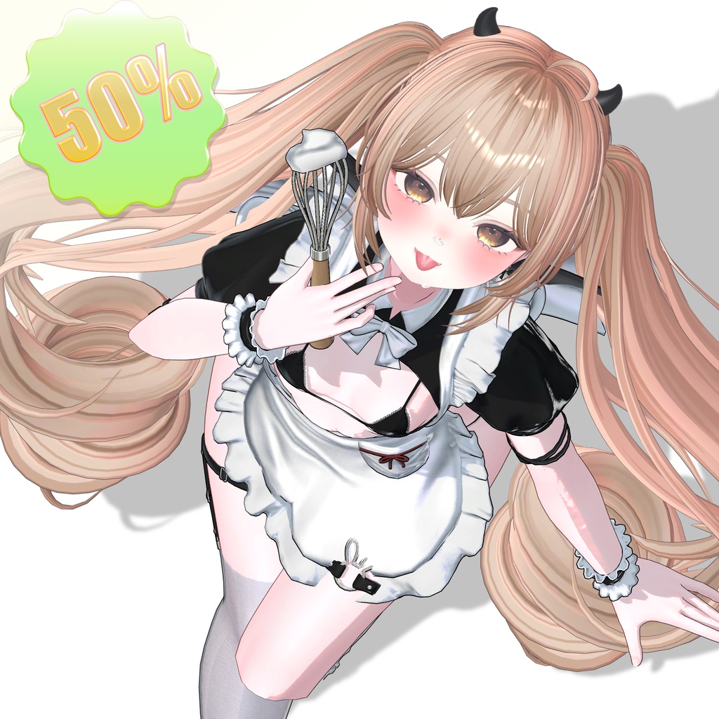✨10k Follower SALE✨【12アバター対応】Long TateRoll Hair🥐
