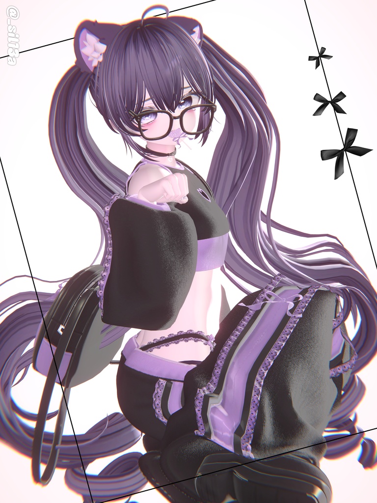 【12アバター対応】Long TateRoll Hair🥐