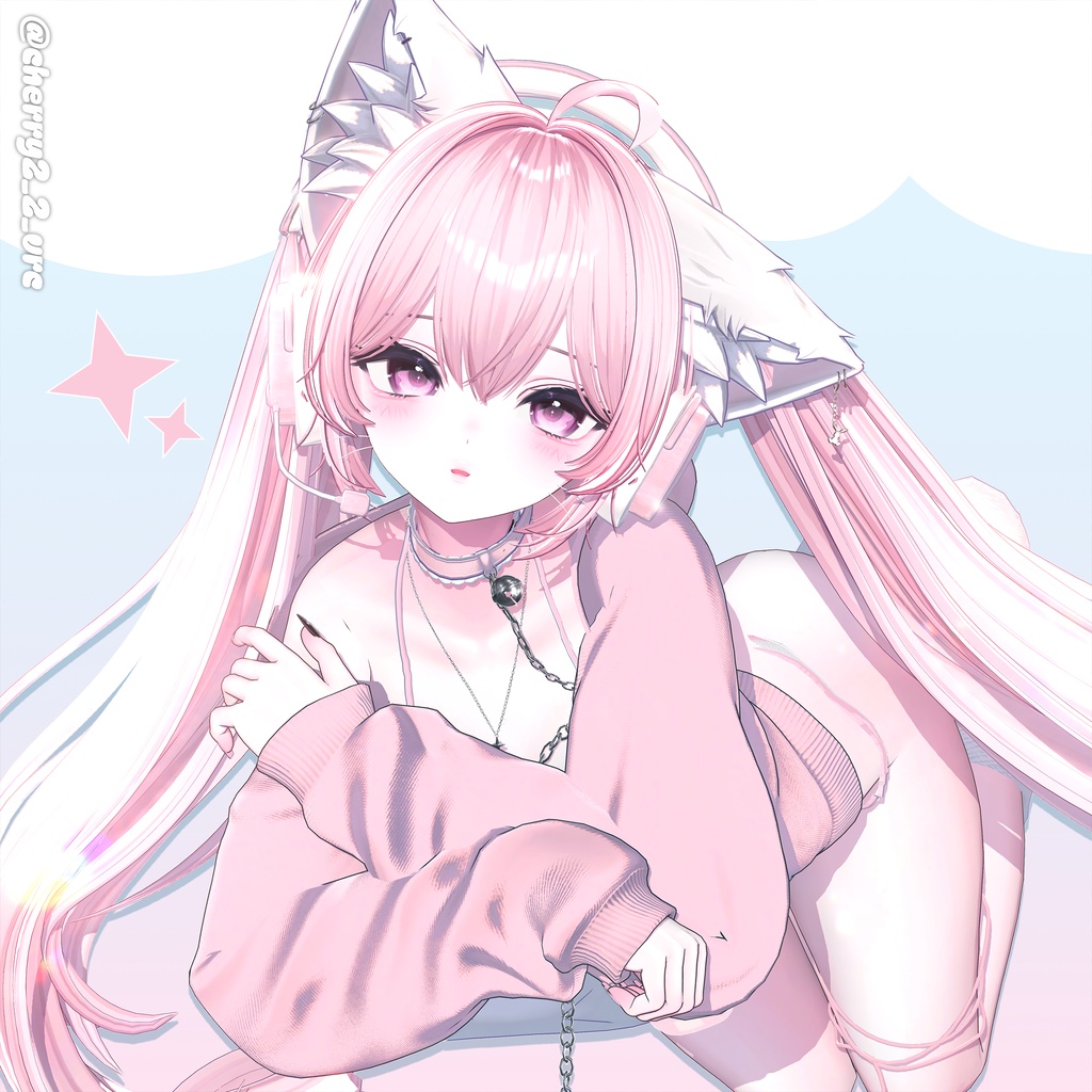 【12アバター対応】Long TateRoll Hair🥐