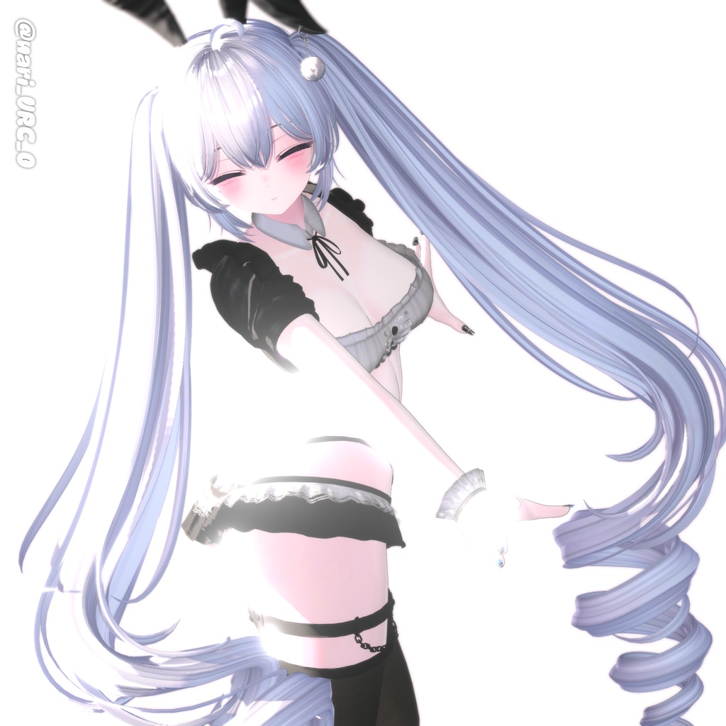 【12アバター対応】Long TateRoll Hair🥐