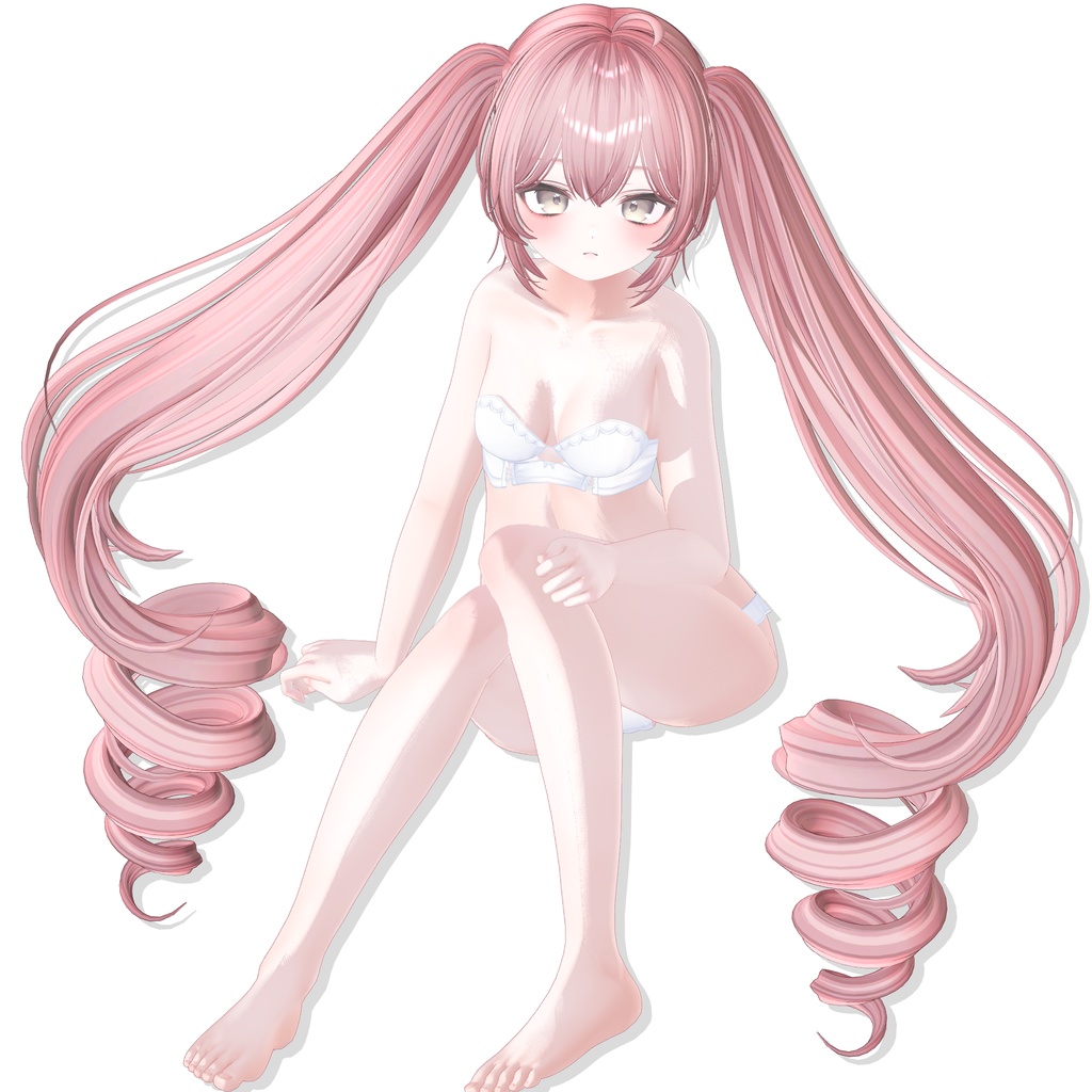 【12アバター対応】Long TateRoll Hair🥐