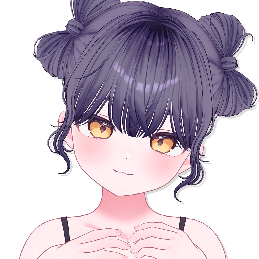 【12アバター対応】Twin Ribbon Bun Hair🎀