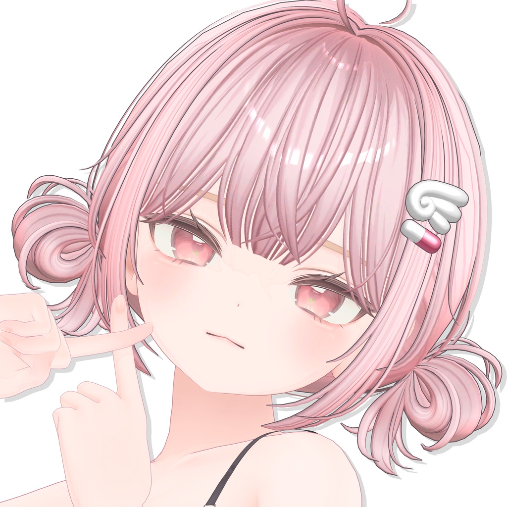 【14アバター対応】 Mini Enjeru TwinBun