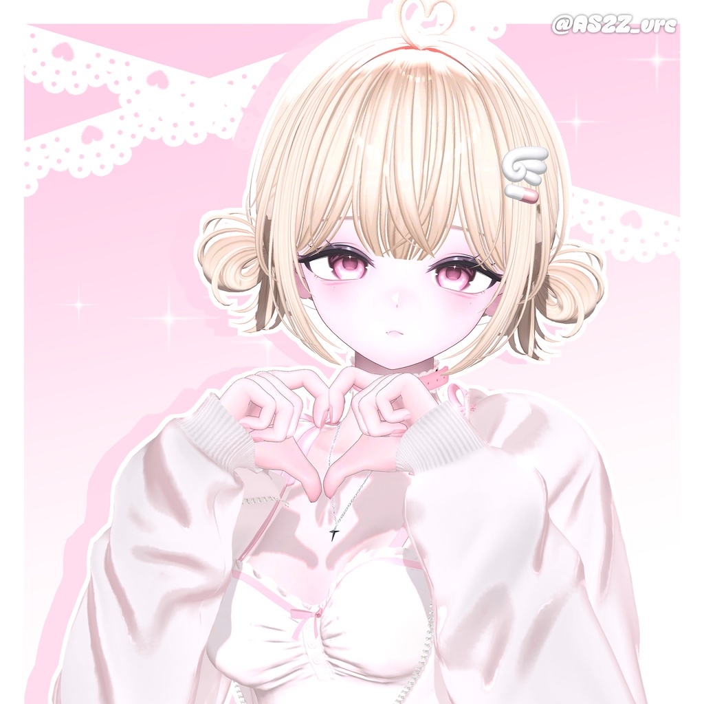 【14アバター対応】 Mini Enjeru TwinBun