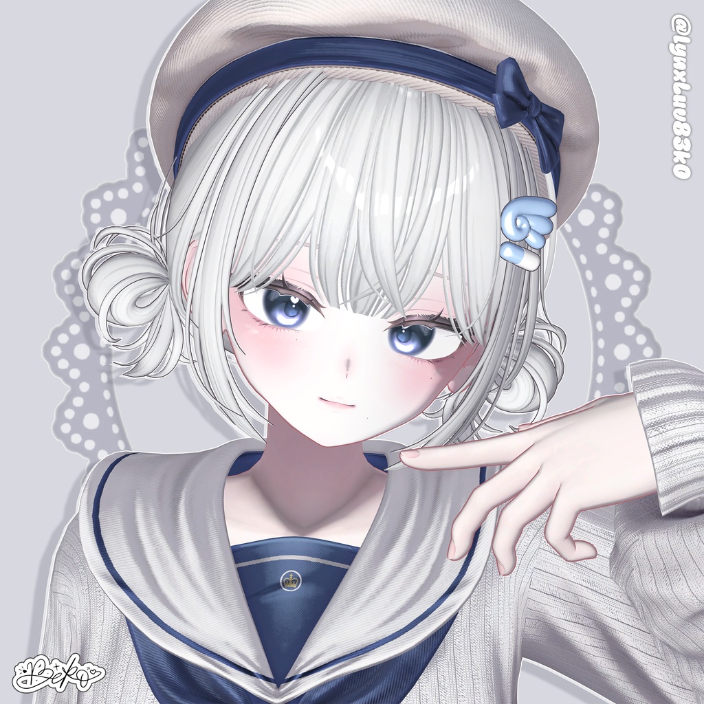 【14アバター対応】 Mini Enjeru TwinBun