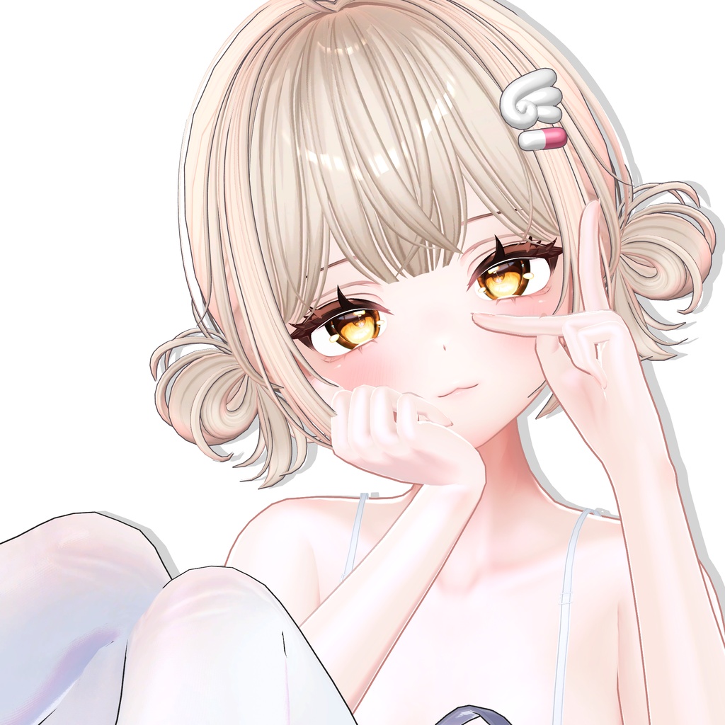 【15アバター対応】 Mini Enjeru TwinBun