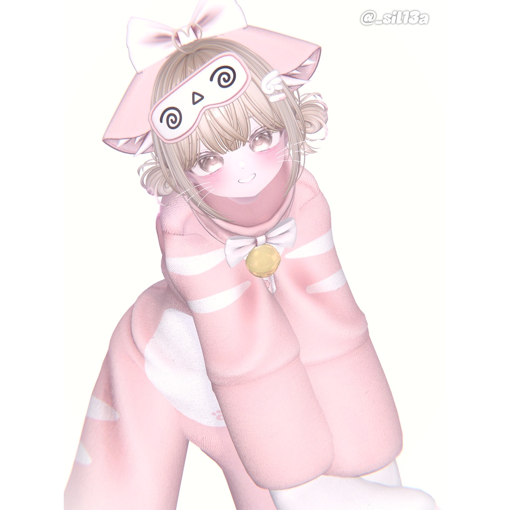 【14アバター対応】 Mini Enjeru TwinBun