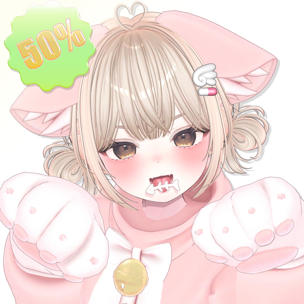 ✨10k Follower SALE✨【14アバター対応】 Mini Enjeru TwinBun