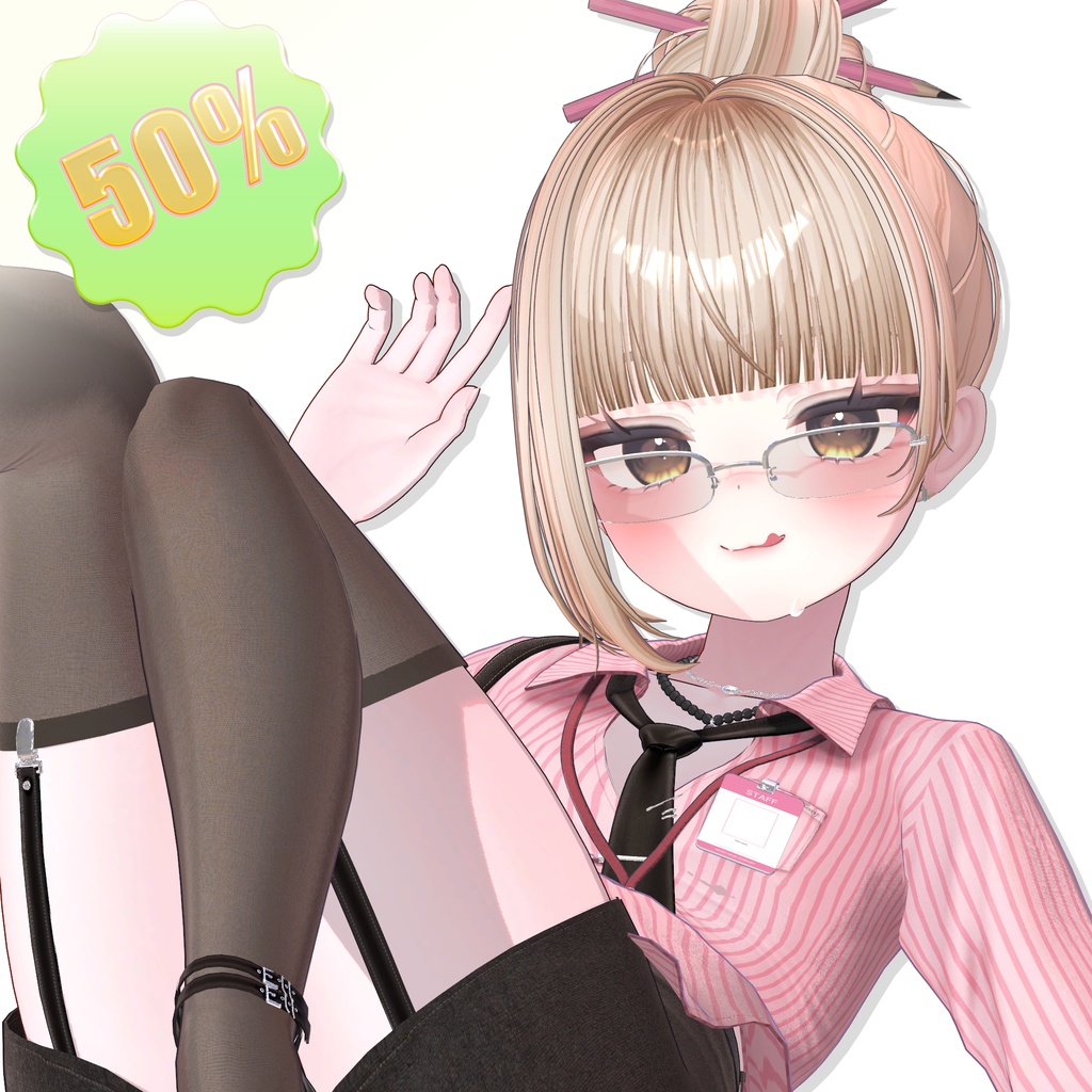 ✨10k Follower SALE✨【14アバター対応】 Casual Pencil Bun✏