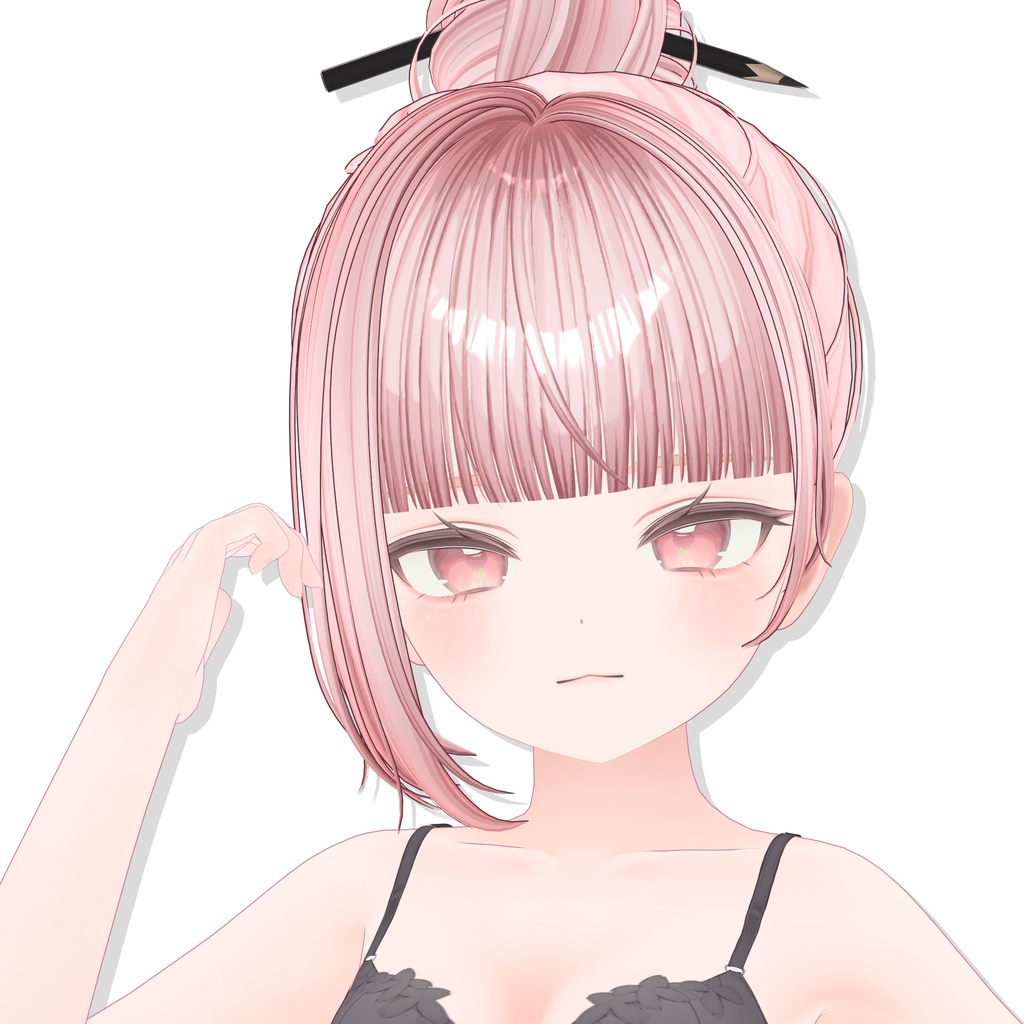 【14アバター対応】 Casual Pencil Bun✏
