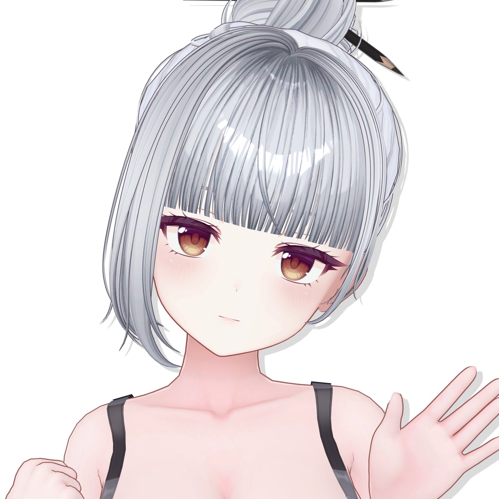 【14アバター対応】 Casual Pencil Bun✏